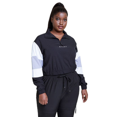 Loose Sports Long-sleeved Top and pants set