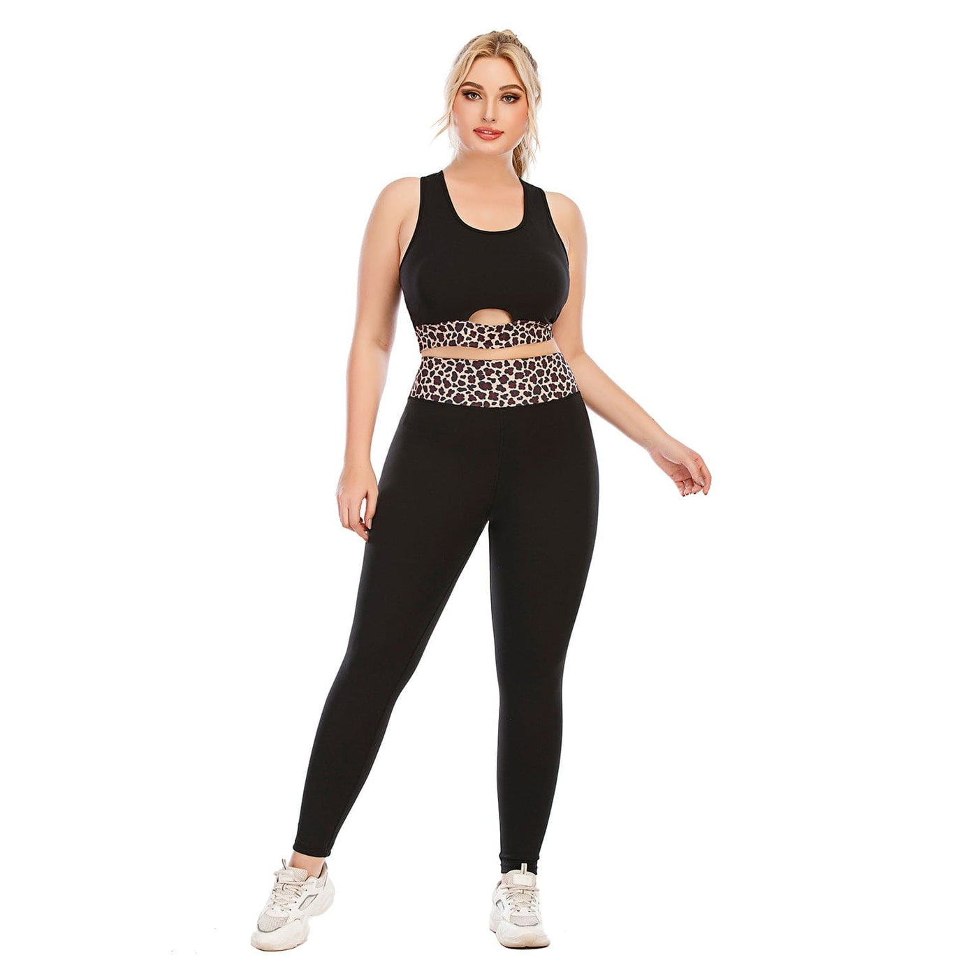 Workout Suits Plus Size Yoga Wear Tight-fitting Barbie Pants Sports Bra