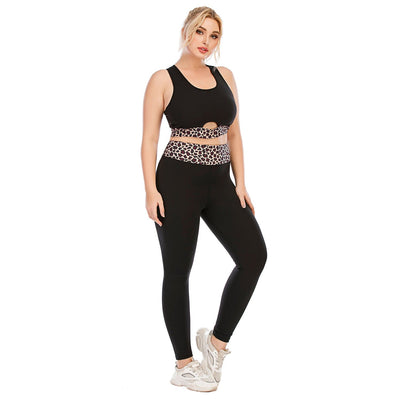 Workout Suits Plus Size Yoga Wear Tight-fitting Barbie Pants Sports Bra