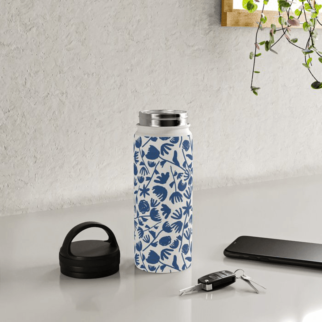 Dark Blue Water Bottle